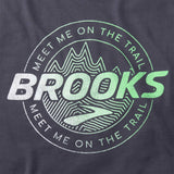 Brooks Distance Tank 3.0 camisole sans manches course homme logo- Asphalt / Brooks Trail