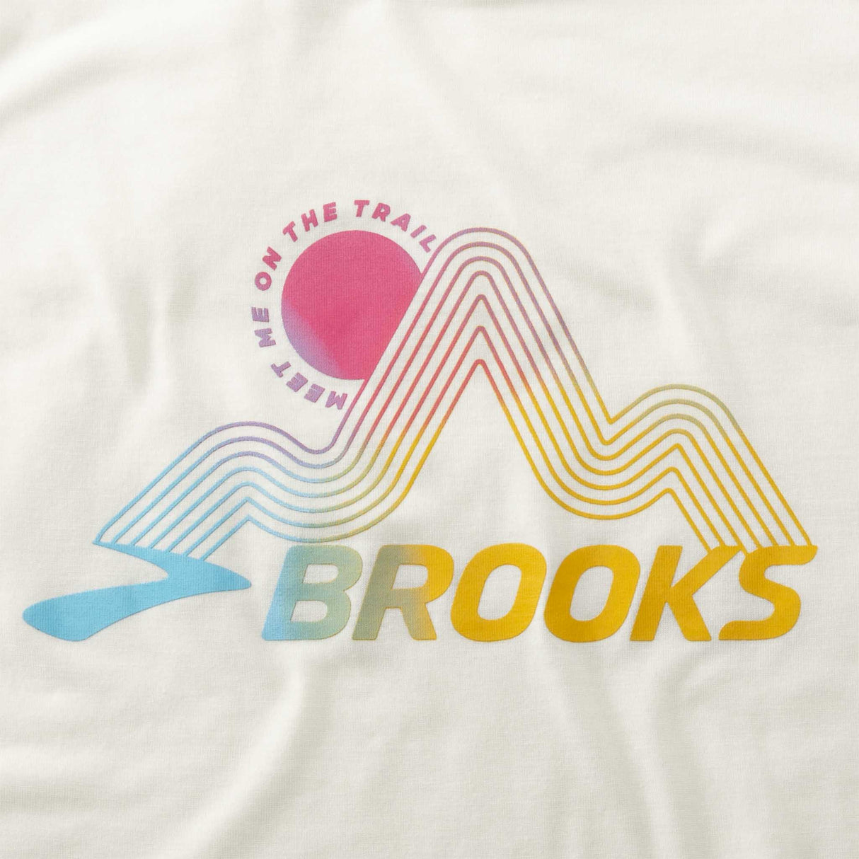 Brooks Distance 3.0 tank top course femme logo- Ecru / Brooks