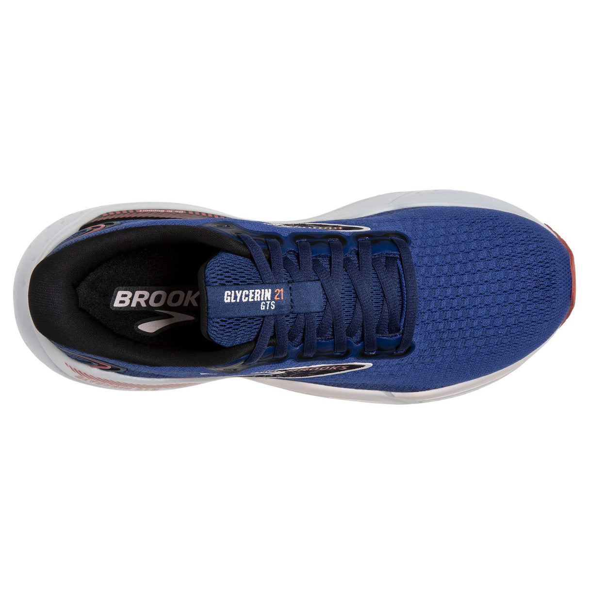 Brooks Glycerin GTS 21 souliers de course femme empeigne - Blue / Icy Pink / Rose