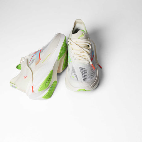Brooks Hyperion Max 3 chaussures de course à pied homme  paire - Coconut / Green Gecko / Pink Clay