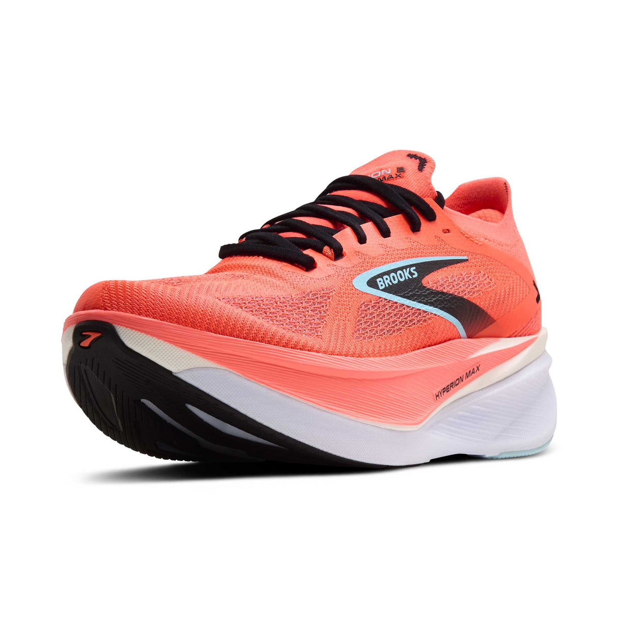 Brooks Hyperion Max 3 chaussures de course à pied homme pointe -Fiery Coral / Black / Atomizer