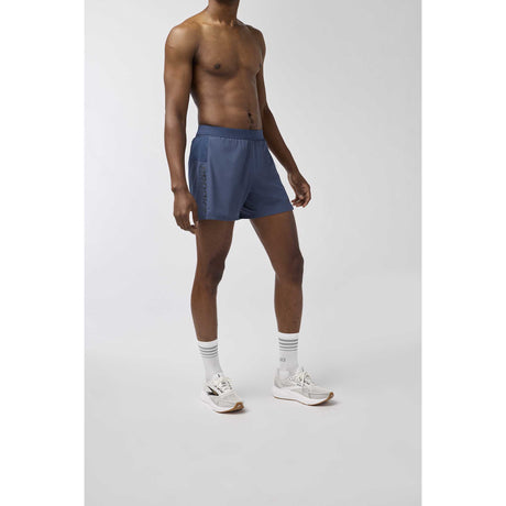 Brooks Journey 5-inch short de course à pied pour homme - Blue Slate / Speed Logo