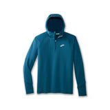 Brooks Notch Thermal Hoodie 2.0 chandail de course à pied homme heather dark ocean