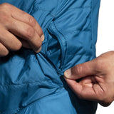 Brooks Shield Hybrid Jacket 2.0 manteau de course à pied ocean profond homme poche laterale