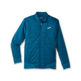 Brooks Shield Hybrid Jacket 2.0 manteau de course à pied ocean profond homme