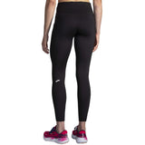 Brooks Spark Tight leggings de course à pied femme dos - Noir