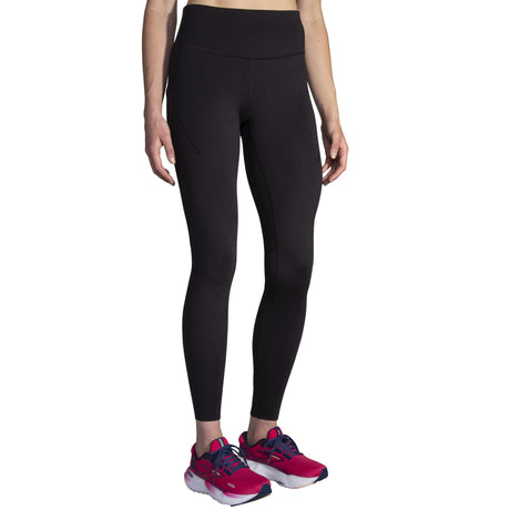 Brooks Spark Tight leggings de course à pied femme face - Noir