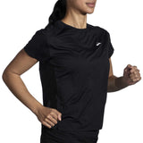 Brooks Sprint Free t-shirt de course à manches courtes femme action - Noir