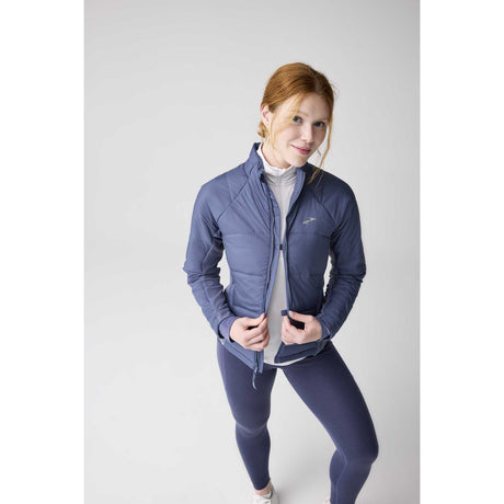 Brooks Shield Hybrid Jacket 3.0 manteau de course femme action - Nightshadow
