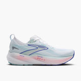 Brooks Glycerin 22 souliers de course femme - White / Limpet Shell / Amparo Blue