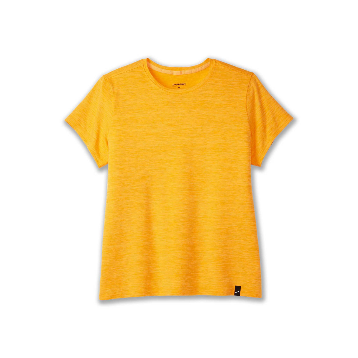 Brooks Luxe T-shirt de course à pied à manches courtes femme - Heather Orange Pop