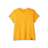 Brooks Luxe T-shirt de course à pied à manches courtes femme - Heather Orange Pop