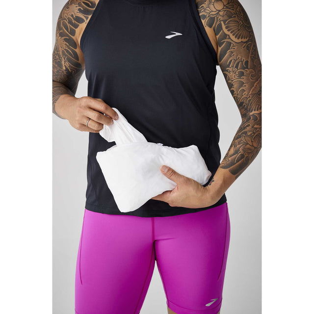 Brooks Canopy Packable Jacket coupe-vent de course à pied pour femme - Blanc