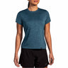 Brooks Luxe T-shirt de course à pied à manches courtes pour femme