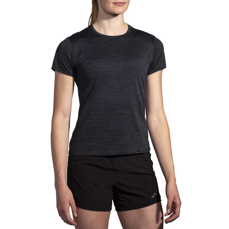 Brooks Brooks Luxe T-shirt de course à pied à manches courtes pour femme