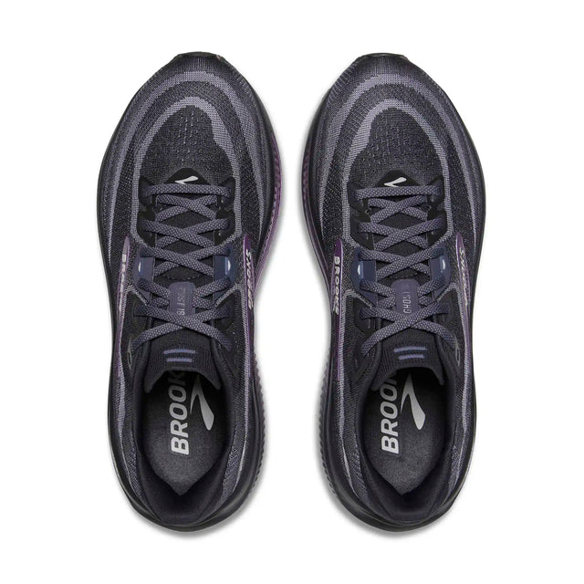 Brooks Ghost 18 chaussures de course femme - Ebony / Folkstone / Metallic