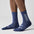 Brooks Ghost Crew chaussettes de course à pied unisexes - Steel Blue / Brooks