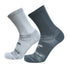 Brooks Ghost Crew 2-pack chaussettes de course à pied unisexes - Storm & Smoke