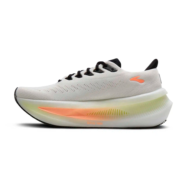 Brooks Glycerin Max 2 chaussures de course à pied femme - White / Cyber Yellow / Nightlife