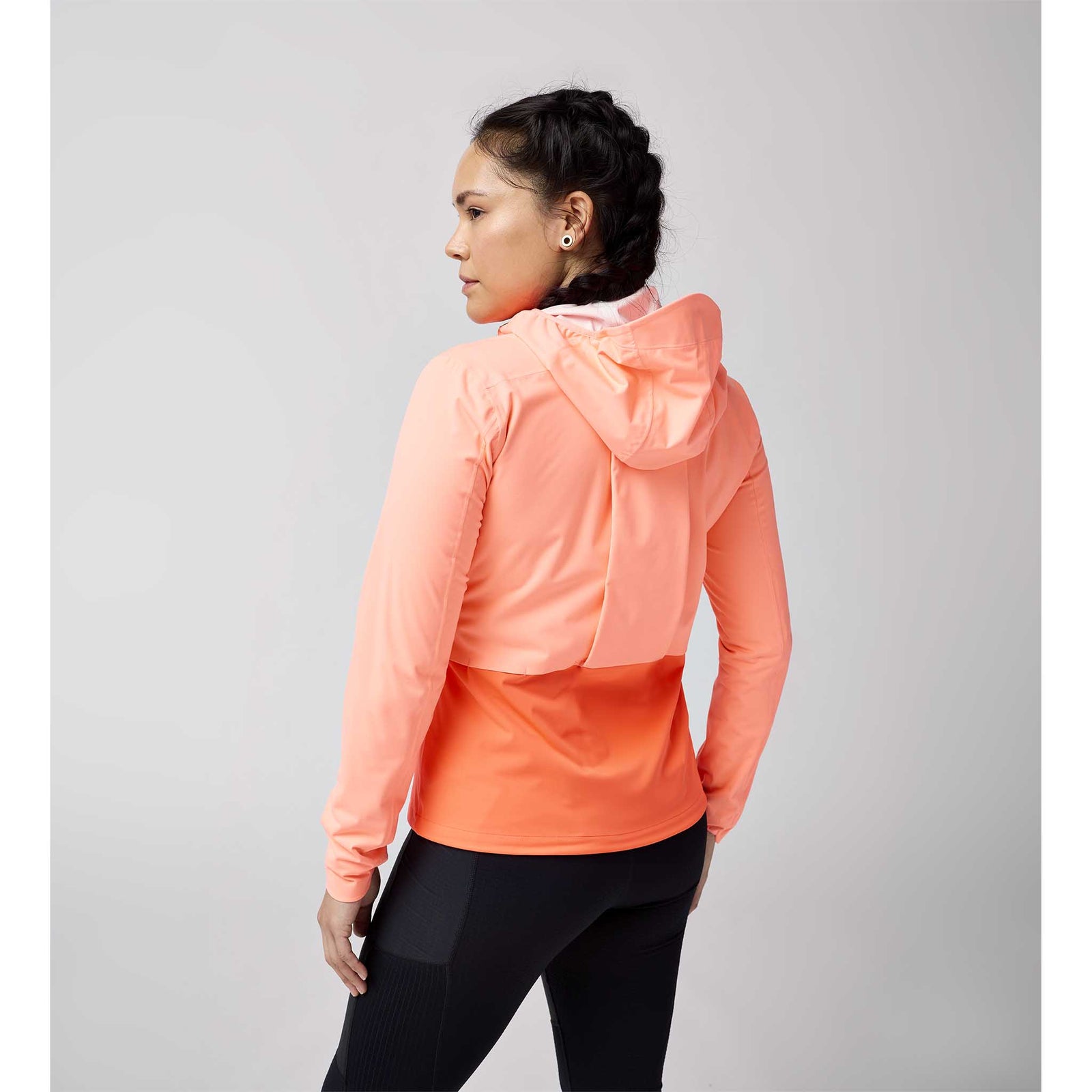 Brooks High Point 2 manteau imperméable de course à pied pour femme - Neo Ember / Flame
