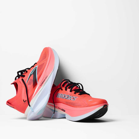 Brooks Hyperion Max 3 chaussures de course à pied homme - Fiery Coral / Black / Atomizer