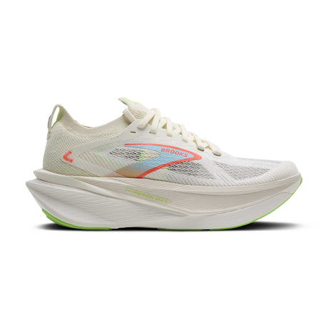 Brooks Hyperion Max 3 chaussures de course à pied homme -Coconut / Green Gecko / Pink Clay