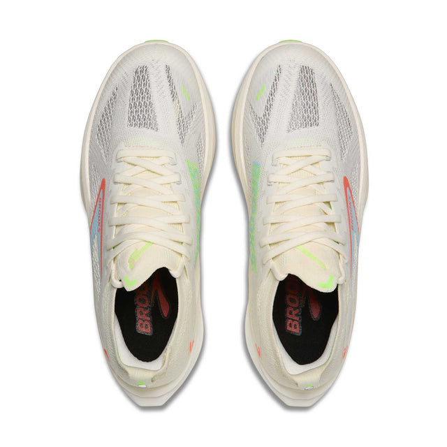 Brooks Hyperion Max 3 chaussures de course à pied homme -Coconut / Green Gecko / Pink Clay