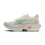 Brooks Hyperion Max 3 chaussures de course à pied femme - Coconut / Green Gecko / Pink Clay
