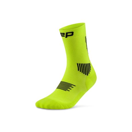 CEP Chaussettes Core Run Mid Cut pour homme - Lime / Noir