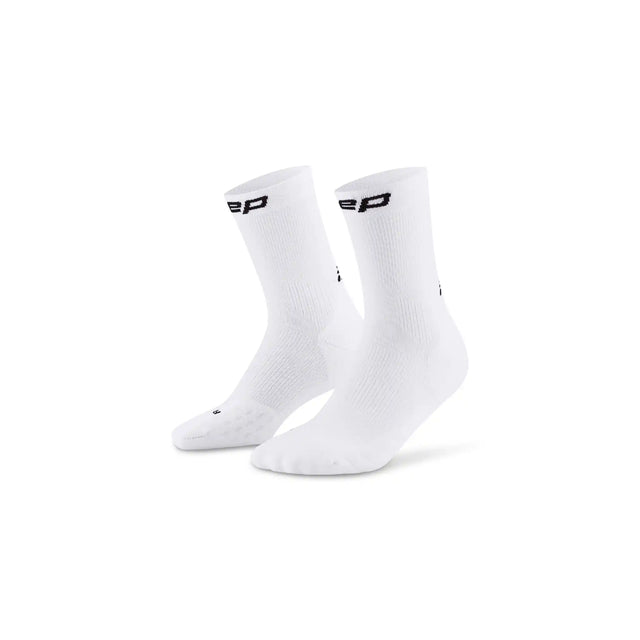 CEP Chaussettes Core Run Mid Cut pour homme - Blanc