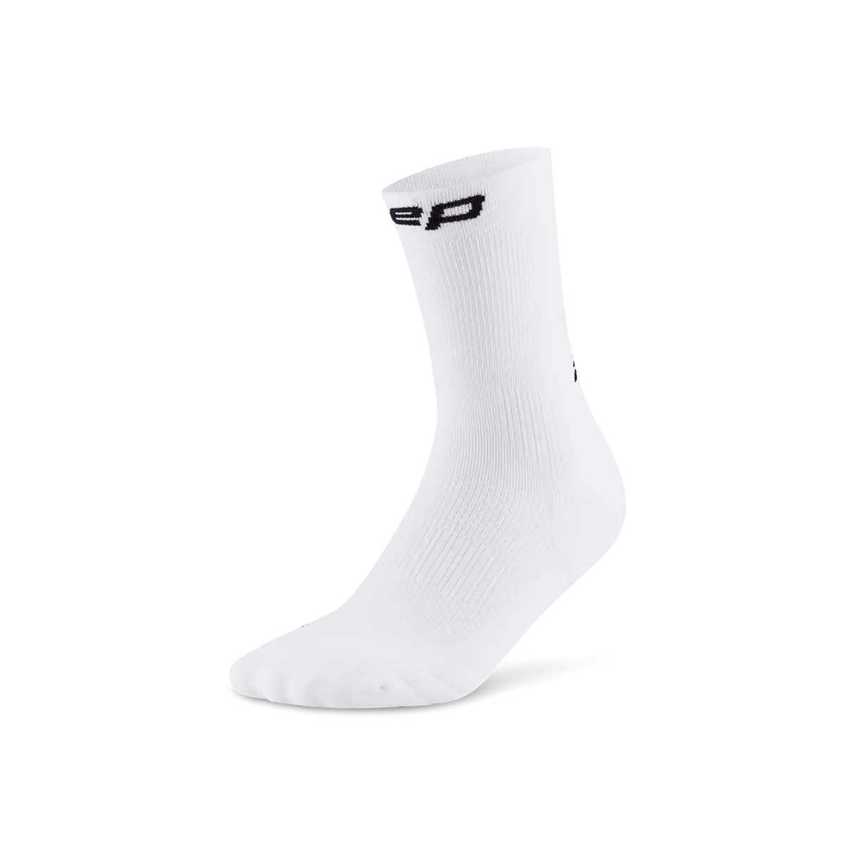 CEP Chaussettes Core Run Mid Cut pour homme - Blanc