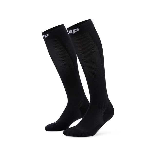 CEP Core Run Tall Mid Cushion Compression Sock - Black