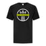 T-shirt Fan CS Trident noir avec l'écusson du Club de Soccer Trident à l'avant