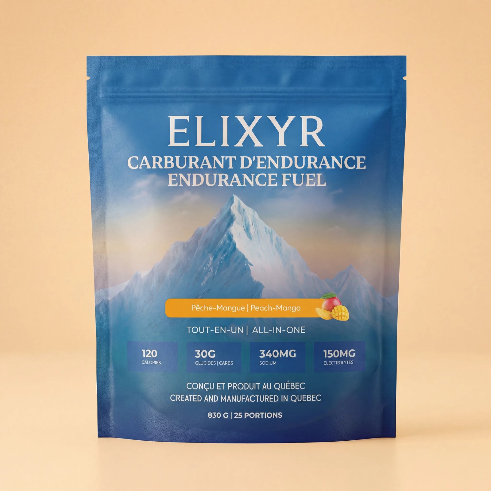 Elixyr Endurance Fuel - Peach-Mango