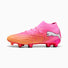 Puma Future 9 Ultimate FG chaussures de soccer à crampons femme - Poison Pink / Sun Stream / Bright Aqua / Puma White