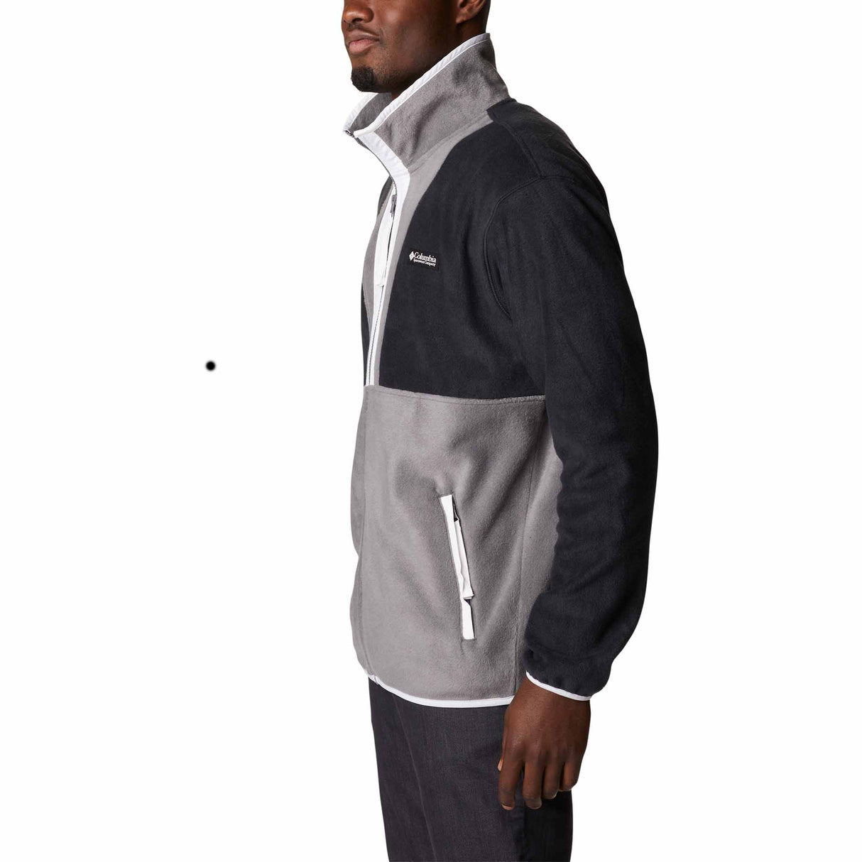 Columbia Back Bowl™ Full Zip Fleece chandail laine polaire homme - Black / City Grey