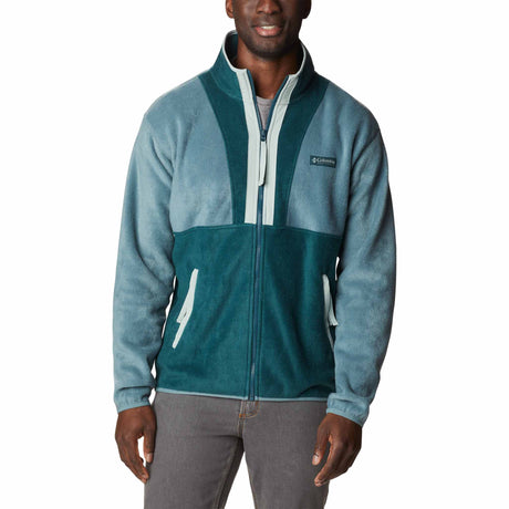 Columbia Back Bowl™ Full Zip Fleece chandail laine polaire homme - Metal / Night Wave