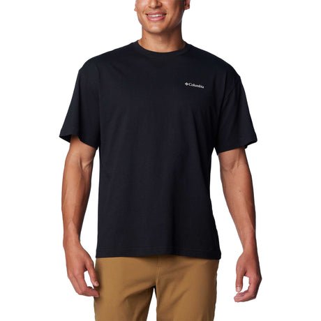 Columbia Black Butte t-shirt imprimé homme live - Black / Road Trip Vibes