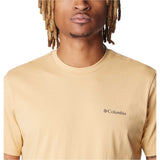 Columbia Rapid Ridge II t-shirt homme col-Light Camel / Tonal Treescape