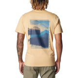 Columbia Rapid Ridge II t-shirt homme dos-Light Camel / Tonal Treescape
