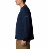 Columbia Duxbery™ Relaxed t-shirt manches longues pour homme - Collegiate Navy / Linear Range Graphic