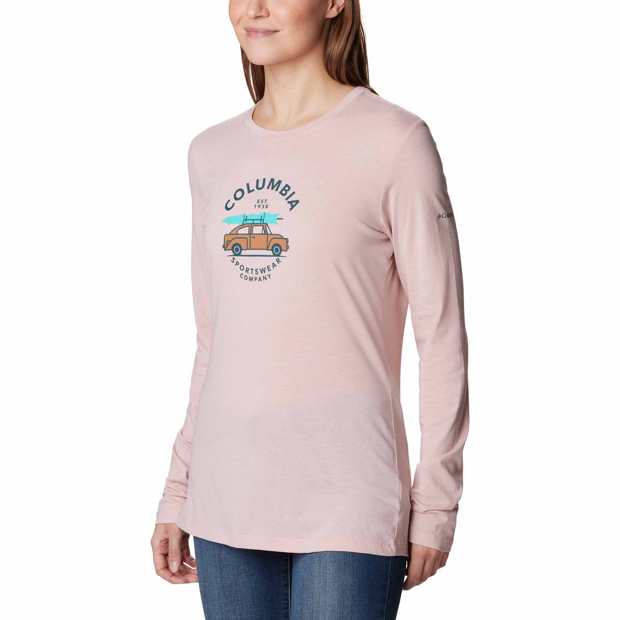 Columbia Hidden Haven™ t-shirt manches longues pour femme - Dusty Pink / Buggy