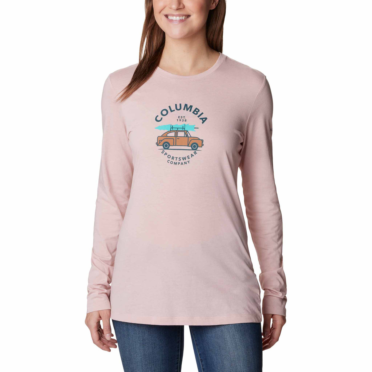 Columbia Hidden Haven™ t-shirt manches longues pour femme - Dusty Pink / Buggy