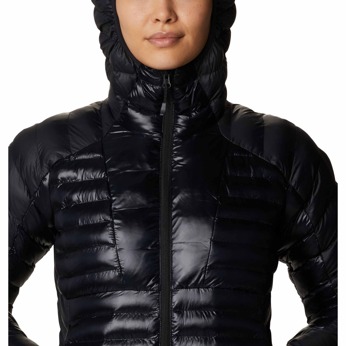 Columbia Labyrinth Loop™ Omni-Heat™ Infinity manteau d'hiver isolé avec capuchon pour femme - Black