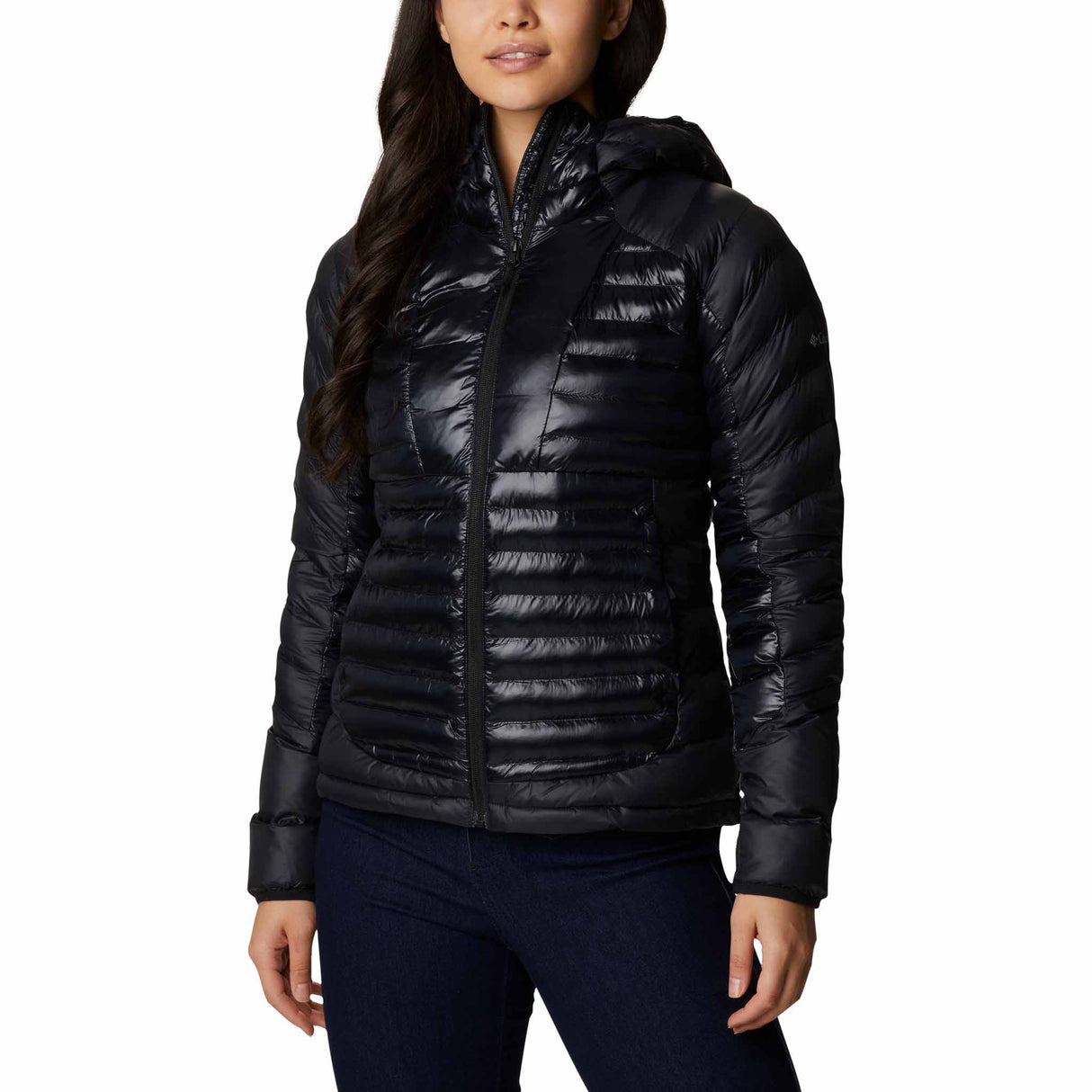 Columbia Labyrinth Loop™ Omni-Heat™ Infinity manteau d'hiver isolé avec capuchon pour femme - Black