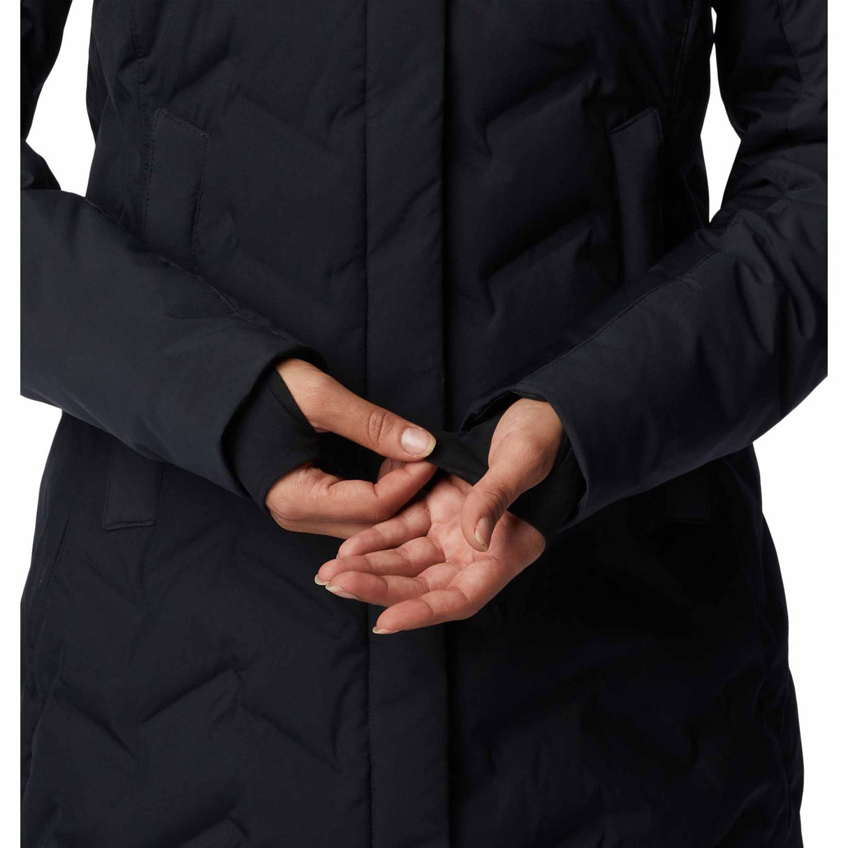 Columbia Mountain Croo II Mid Down Jacket manteau d'hiver en duvet pour femme - Noir