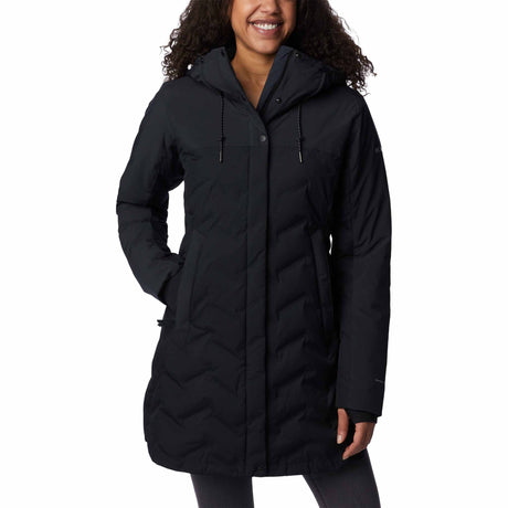 Columbia Mountain Croo II Mid Down Jacket manteau d'hiver en duvet pour femme - Noir
