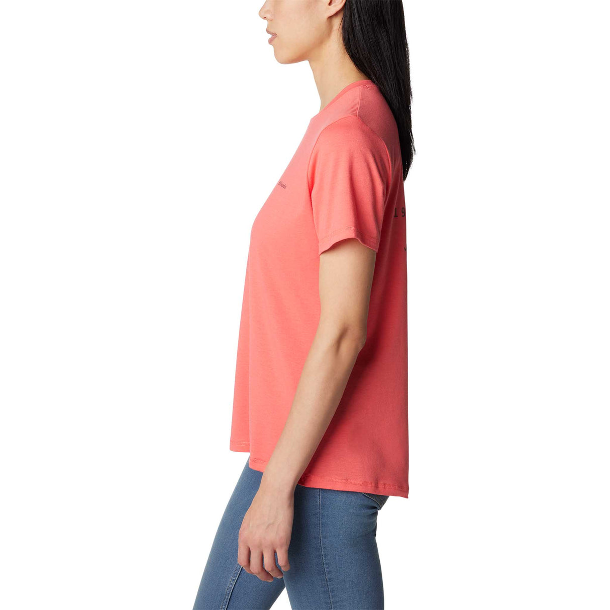 Columbia Sun Trek t-shirt femme lateral -Juicy / Naturally Boundless