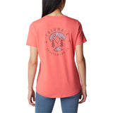 Columbia Sun Trek t-shirt femme dos -Juicy / Naturally Boundless