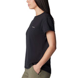 Columbia Sun Trek t-shirt femme lateral -Black / Naturally Boundless